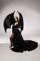 Bat Wings Costume, Demon Wings Black for Halloween, Adult Dragon Costume, Black Dragon Wings Cosplay